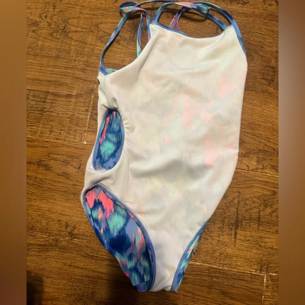 swimsuit girls 7/8 one piece suit like new